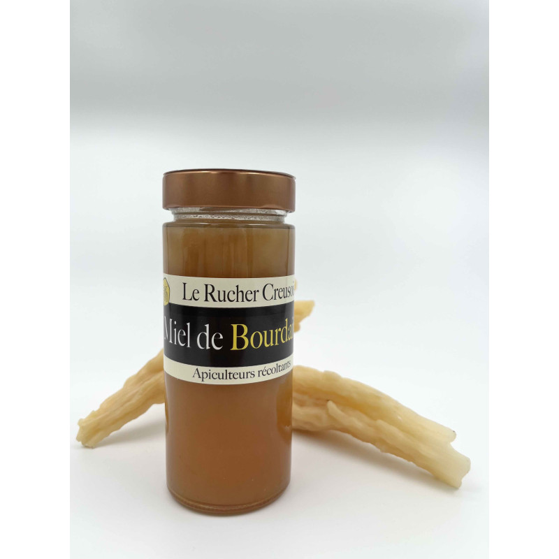 Miel de Bourdaine BIO, ici en photo aux formats 400g, 250g & 500g