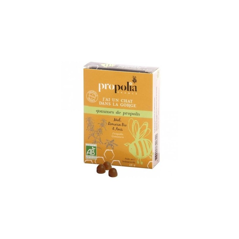 Gommes de Propolis Bio, Miel-Propolis